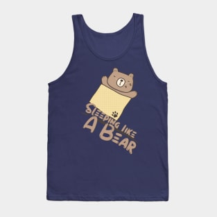 Sleeping like a bear Tank Top